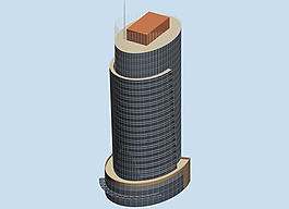 商务中心大楼规划模型