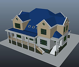 房屋建筑3D游戲模型
