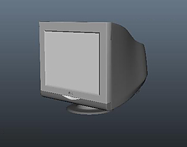 電視機3D模型