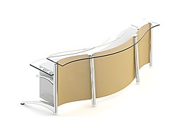 時尚的前臺咨詢處