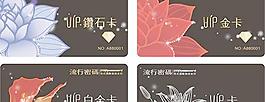 矢量貴賓卡