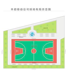 球場及周邊綠化設計布局圖