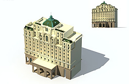 欧式建筑城堡教堂