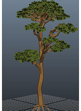3D綠色植物