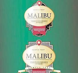 經(jīng)典歐式標(biāo)貼矢量圖5