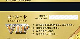 尊貴VIP貴賓卡psd素材4
