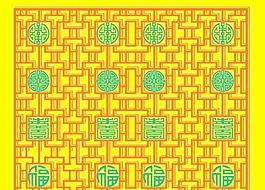 傳統(tǒng)喜慶福祿壽屏風(fēng)
