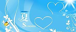 商場超市夏季吊旗psd分層素材