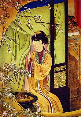 古美女觀景圖