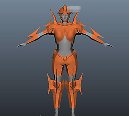3D戰士模型