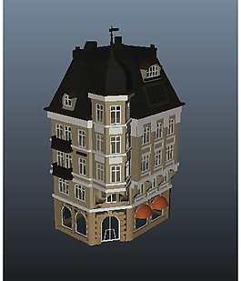 3D現(xiàn)代建筑模型