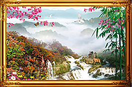 山水風(fēng)景流水