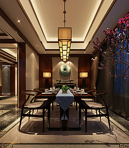 中式家居餐廳