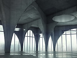 藝術展廳模型