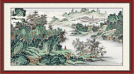 山水画素材