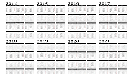 2015年日歷