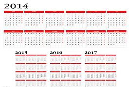 2015年日歷