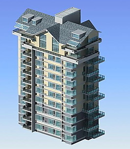 住宅樓模型