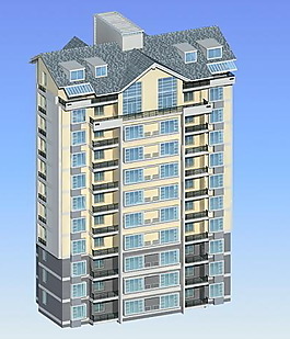 住宅樓3D模型