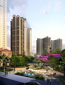 小區(qū)建筑效果圖
