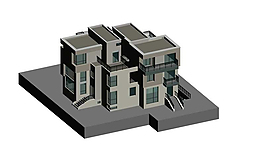 獨棟多層別墅3D模型