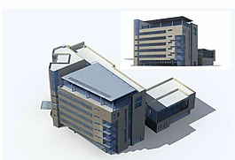商業(yè)高層3D模型