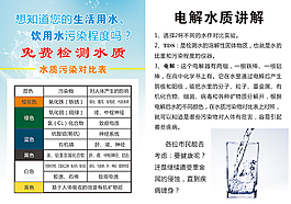 水質污染對比表