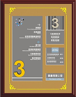 高檔標識標牌設計