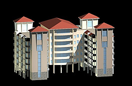 小区建筑3d模型