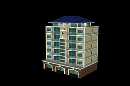 住宅小區(qū)3d模型