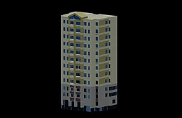 多層住宅3d模型