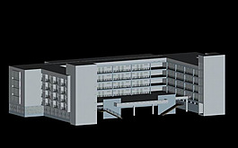 教学楼3d模型