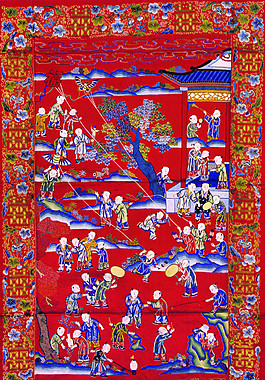人物放風(fēng)箏