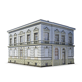 復(fù)古英式建筑模型