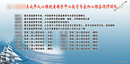 心理專家團隊展板