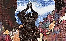 藏族背影素材