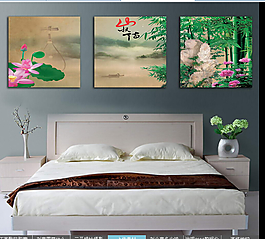樹林無框畫