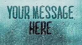 雨季幻燈模板