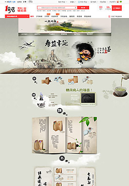 中國風(fēng)電商模板