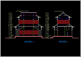 觀音殿建筑施工圖