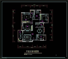 一套非常精致完整的CAD家裝施工圖
