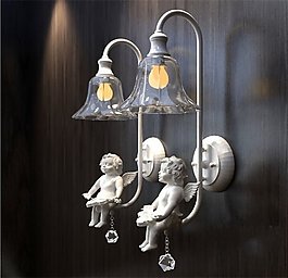 天使壁灯