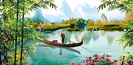 山水風景