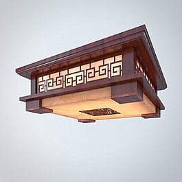 方型中式吸頂燈