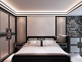 中式雙人床