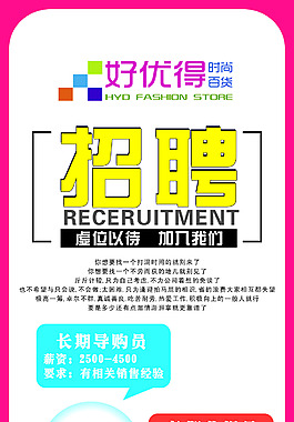 招聘海報
