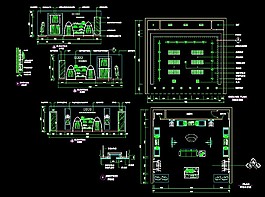 某專賣(mài)店的建筑CAD設(shè)計(jì)圖紙