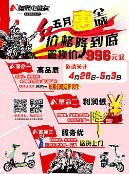 奧斯電單車海報