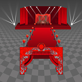 中國風婚禮現場效果圖