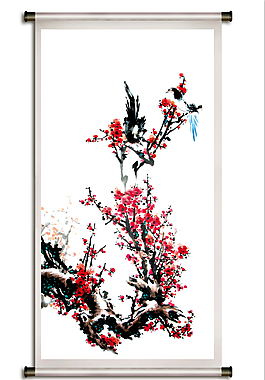 国画梅花
